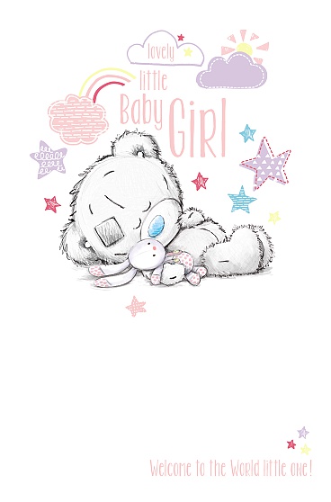 Kort, A Baby girl, hooray!- Me To You